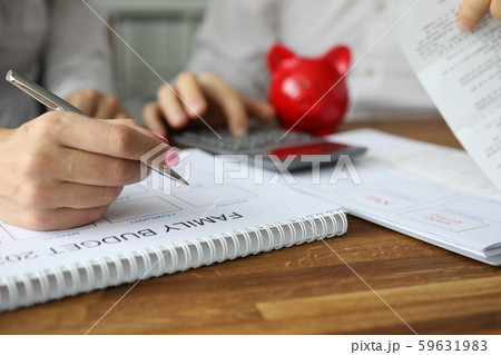 Family budget plan composing Family budget plan composing 59631983