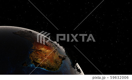 High Quality Planet Earth on Star Field Background 59632006