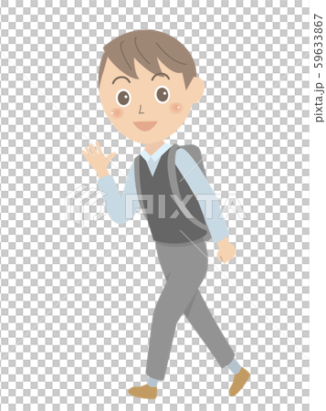 一名男子揮舞著手離開辦公室 59633867