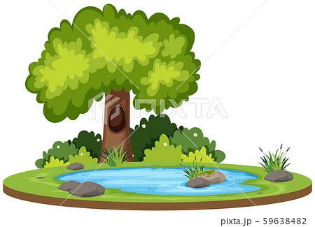 Isolated natural water landscape 59638482