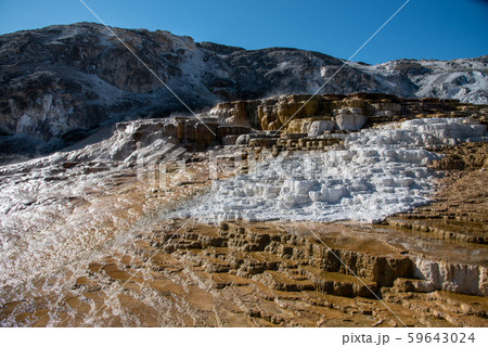 Minerva Terraces with its travertine deposits 59643024