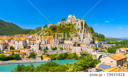 Sisteron is a commune in the Alpes-de-Haute-Provence department in the Provence-Alpes-Côte d'Azur region in southeastern France 59645828