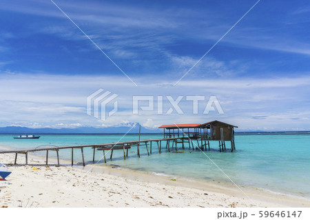 Mantanani Island also called Mermaid Island, Sabah, Malaysia Mantanani Island also called Mermaid Island, Sabah, Malaysia 59646147