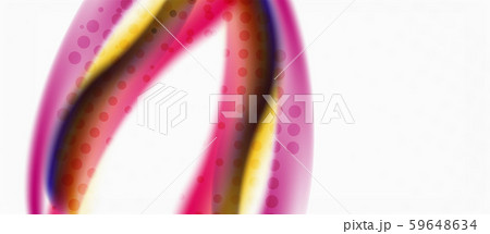 Trendy abstract wave blur pattern, multicolored lines on white background for wallpaper design 59648634