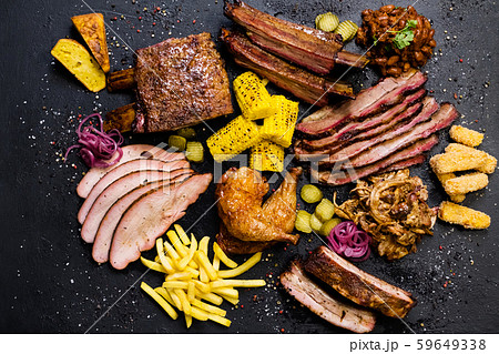 grill restaurant menu smoked meat assortment 59649338