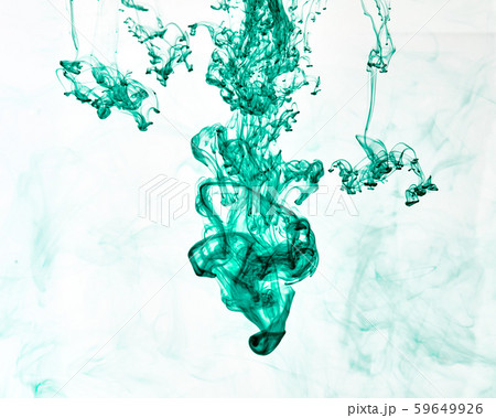 The colorful ink into the water while in motion, The colorful ink into the water while in motion, 59649926