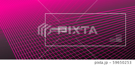 Wave lines with blend effect on fluid gradient, abstract background colorful liquid poster. Vector 59650253