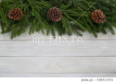 Christmas background with fir branches 59651455