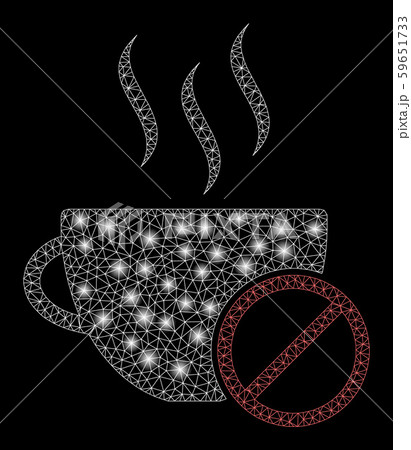 Flare Mesh 2d No Coffee With Flare Spotsのイラスト素材