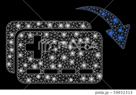 Glowing Mesh 2D Medical Insurance Cards Transfer with Flash Spots Glowing Mesh 2D Medical Insurance Cards Transfer with Flash Spots 59652313