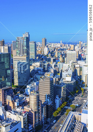 大阪　キタ　都市景観　西梅田方面　 59656662