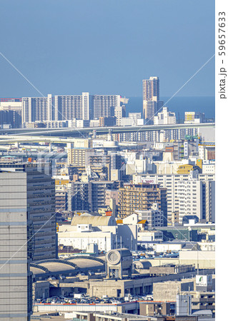 大阪 キタ 都市景観 福島区方面 大阪 キタ 都市景観 福島区方面 59657633