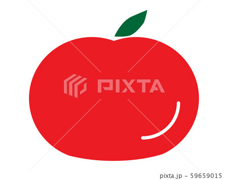 イラスト リンゴ りんごのイラスト素材 59659015 Pixta