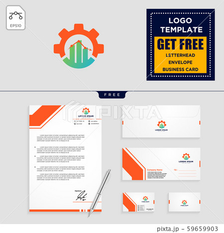 gear, and business chart logo template and 59659903