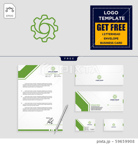 gear, and business chart logo template and 59659908