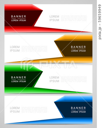 Abstract corporate business banner web template, vector illustration Abstract corporate business banner web template, vector illustration 59659949