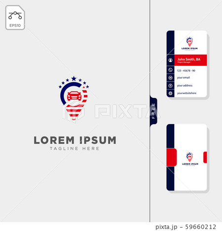 american travel navigator logo template vector 59660212