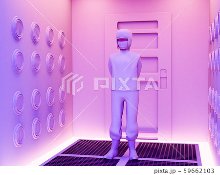 クリーンルームと作業員 59662103