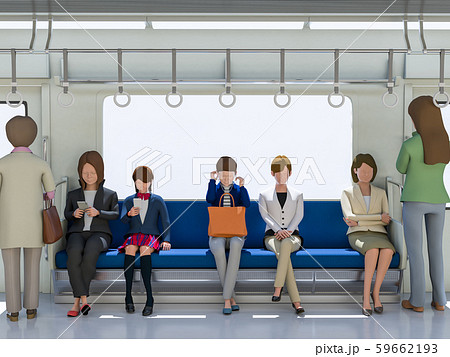 女性専用列車 女性専用列車 59662193