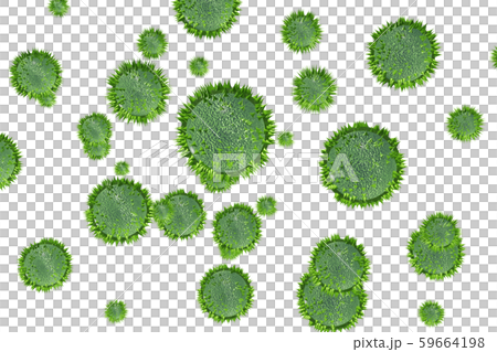 花粉イメージ 透過素材(花粉症などに) 花粉イメージ 透過素材(花粉症などに) 59664198