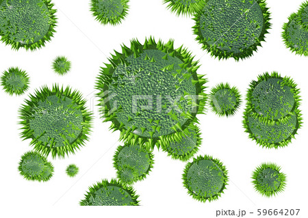 花粉イメージ 透過素材(花粉症などに) 花粉イメージ 透過素材(花粉症などに) 59664207