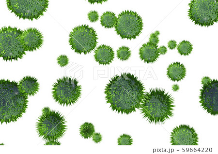 花粉イメージ 透過素材(花粉症などに) 花粉イメージ 透過素材(花粉症などに) 59664220
