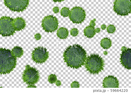 花粉イメージ 透過素材(花粉症などに) 花粉イメージ 透過素材(花粉症などに) 59664220