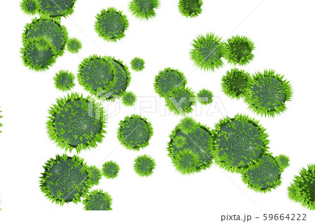 花粉イメージ 透過素材(花粉症などに) 花粉イメージ 透過素材(花粉症などに) 59664222