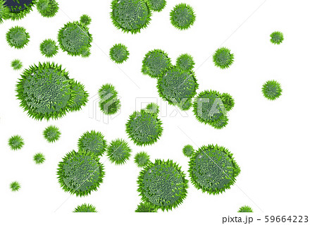 花粉イメージ 透過素材(花粉症などに) 花粉イメージ 透過素材(花粉症などに) 59664223