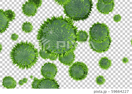 花粉イメージ 透過素材(花粉症などに) 花粉イメージ 透過素材(花粉症などに) 59664227