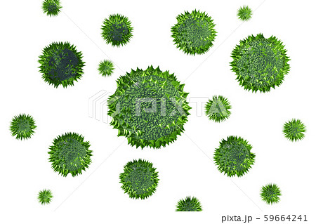 花粉イメージ 透過素材(花粉症などに) 花粉イメージ 透過素材(花粉症などに) 59664241