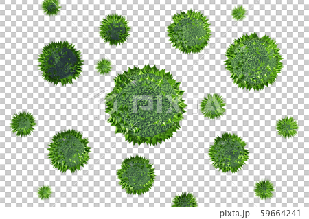 花粉イメージ 透過素材(花粉症などに) 花粉イメージ 透過素材(花粉症などに) 59664241