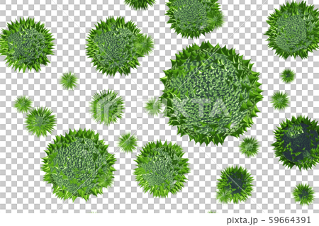 花粉イメージ 透過素材(花粉症などに) 花粉イメージ 透過素材(花粉症などに) 59664391