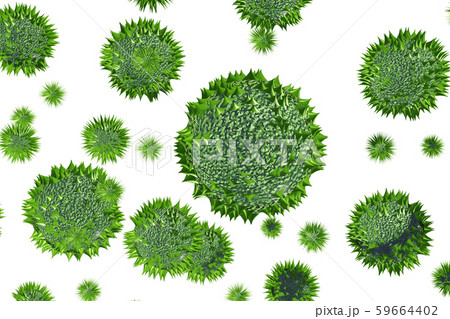 花粉イメージ 透過素材(花粉症などに) 花粉イメージ 透過素材(花粉症などに) 59664402