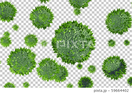 花粉イメージ 透過素材(花粉症などに) 花粉イメージ 透過素材(花粉症などに) 59664402
