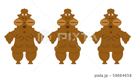 三体の土偶 59664658