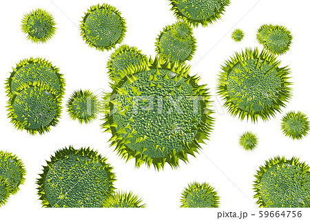 花粉イメージ 透過素材(花粉症などに) 花粉イメージ 透過素材(花粉症などに) 59664756