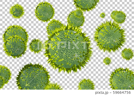 花粉イメージ 透過素材(花粉症などに) 花粉イメージ 透過素材(花粉症などに) 59664756
