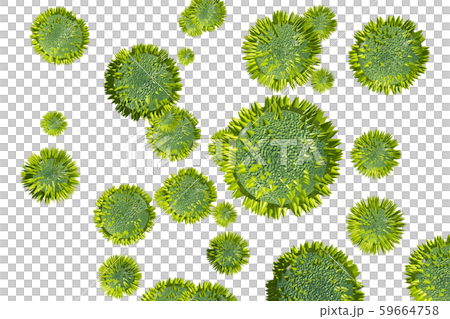 花粉イメージ 透過素材(花粉症などに) 花粉イメージ 透過素材(花粉症などに) 59664758