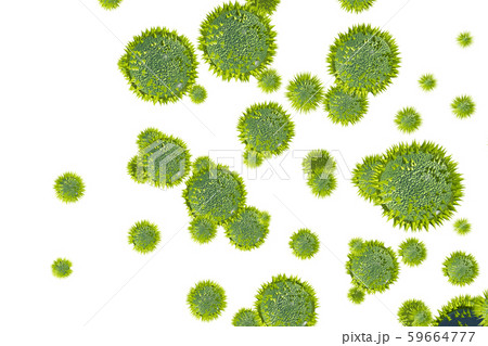 花粉イメージ 透過素材(花粉症などに) 花粉イメージ 透過素材(花粉症などに) 59664777