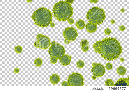 花粉イメージ 透過素材(花粉症などに) 花粉イメージ 透過素材(花粉症などに) 59664777