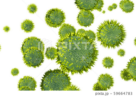 花粉イメージ 透過素材(花粉症などに) 花粉イメージ 透過素材(花粉症などに) 59664783