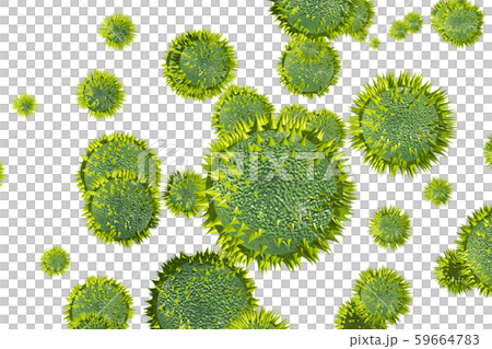 花粉イメージ 透過素材(花粉症などに) 花粉イメージ 透過素材(花粉症などに) 59664783