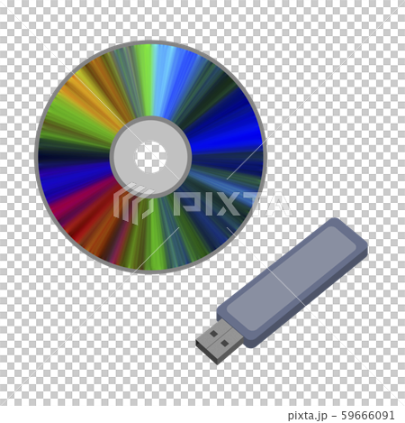 ディスクとUSBメモリー ディスクとUSBメモリー 59666091