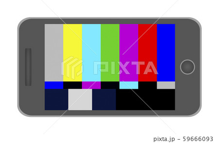 スマートフォンに映る待機画面 スマートフォンに映る待機画面 59666093