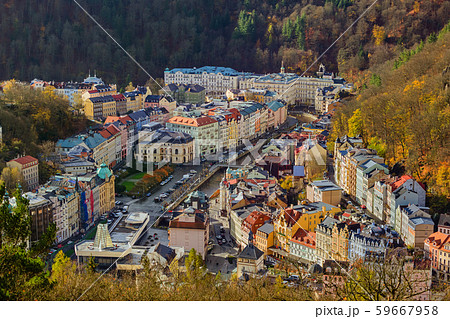 Karlovy Vary, Czech Republic - October 30, 2017 Karlovy Vary, Czech Republic - October 30, 2017 59667958