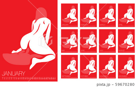 Vector Erotic Calendar 59670280