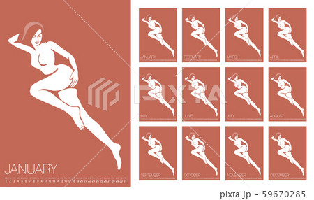 Vector Erotic Calendar Vector Erotic Calendar 59670285