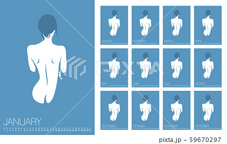 Vector Erotic Calendar 59670297