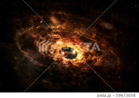 Powerful explosion of Supernova. Powerful explosion of Supernova. 59673058